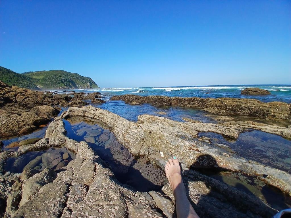 Rocky shoreline nearby